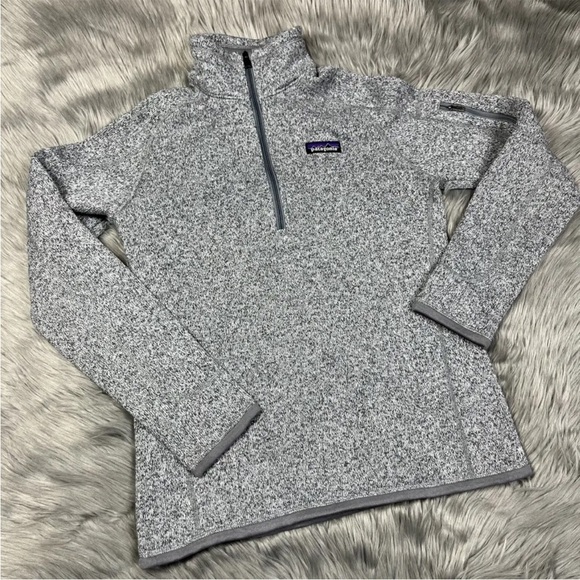 Patagonia 1/4 Zip Better Sweater Gray Size Small - Picture 1 of 16